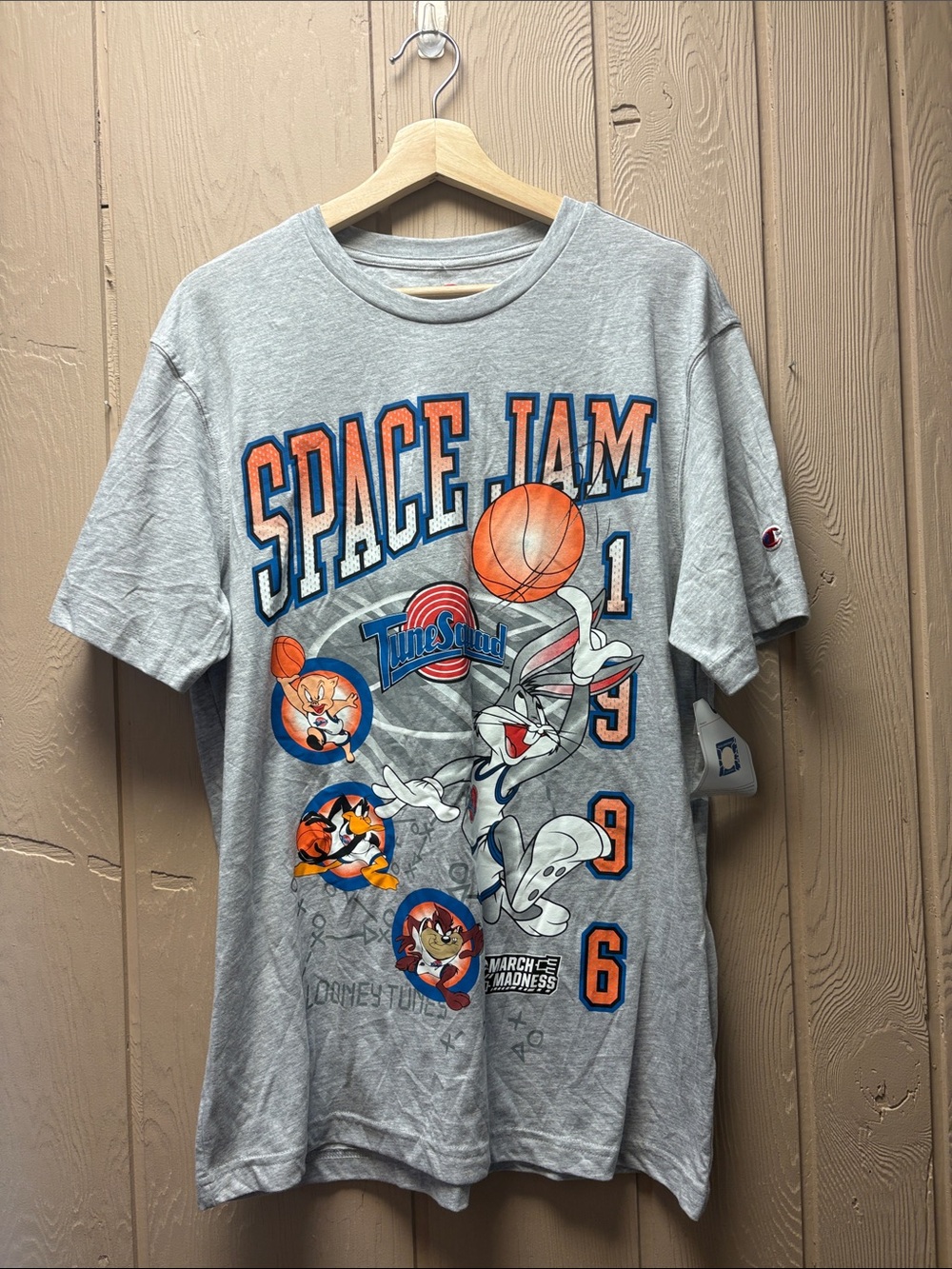 Mens Champion Space Jam Tee Shirt